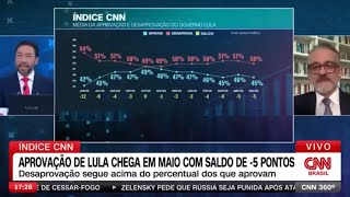 Antonio Lavareda analisa:Aprovação de Lula chega em maio com saldo de -5 pontos. #CNN360 15/05/26