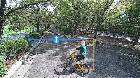 The new X AI camera_AI based operation scenario(virtual line)