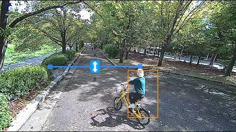 The new X AI camera_AI based operation scenario(virtual line)