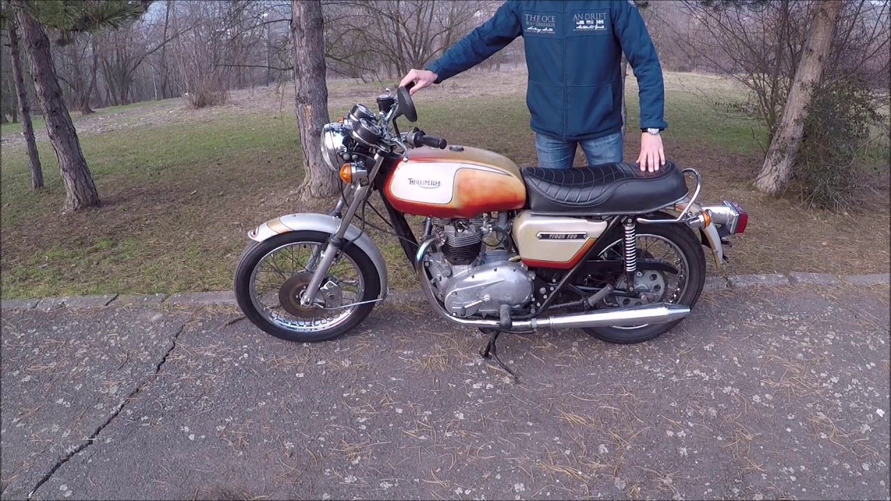 Triumph T140 Tiger 750, r.v. 1978 s TP