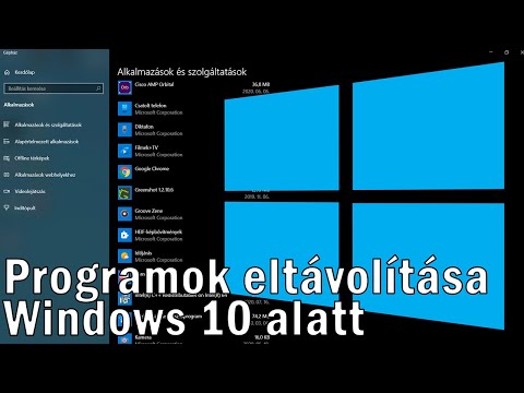 Videó: Hogyan Távolítsuk El Az Eltávolított Programok Farkát