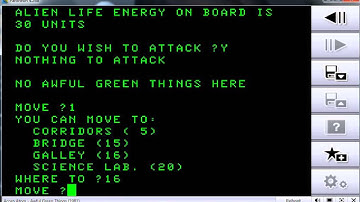 Awful Green Things - Acorn Atom - emulador Pantheon 4.268 - probado en Windows 7 x64