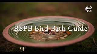 RSPB Bird Bath Guide