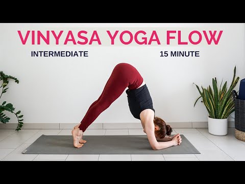 40 minute all levels yoga flow, Peak Pose Half moon