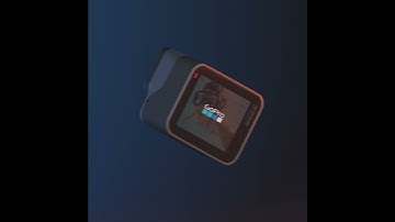 GO PRo, 3d Product Animation made with Blender3d, Freelancer,