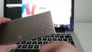 видео Xiaomi Bluetooth Speaker Gold