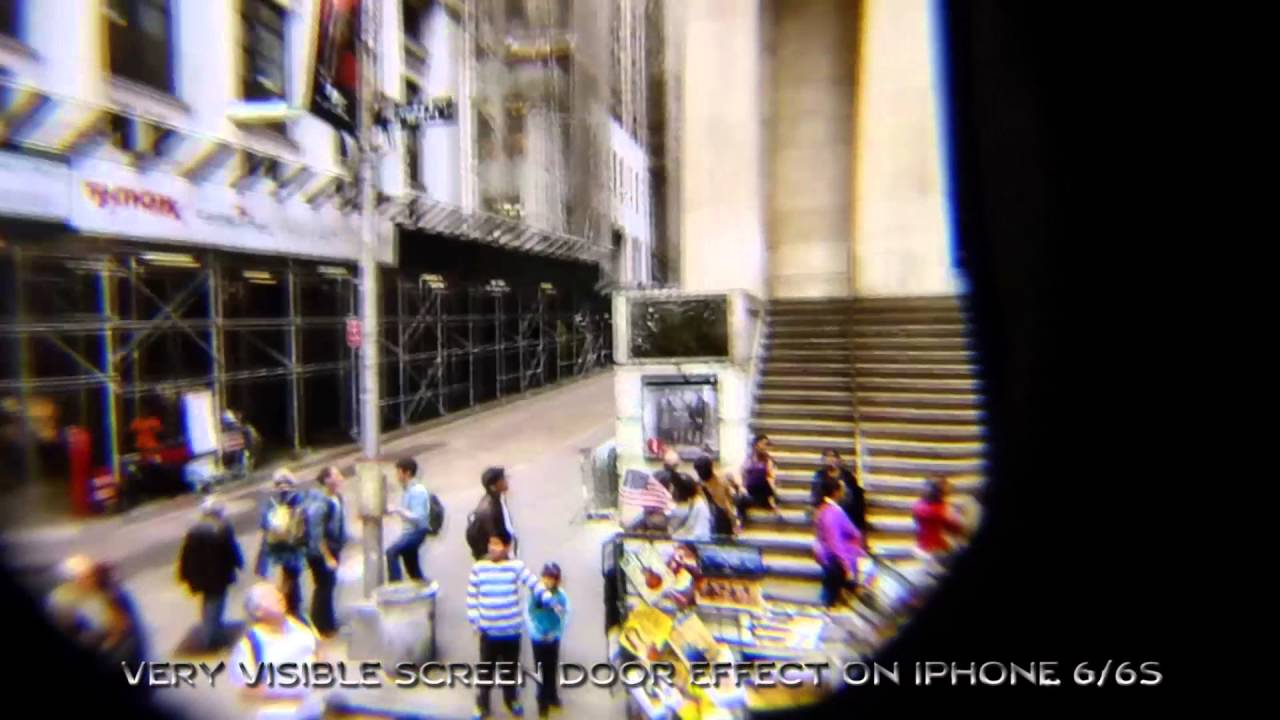 Vr Headset Screen Door Effect Sde Test On Iphone 6 6s Homido