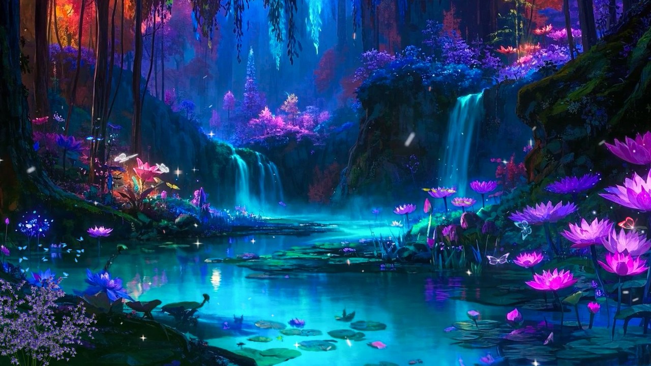 Hidden Fantasy Sanctuary: Quiet Water Streams and Ancient Mystical Music for Better Sleeping
