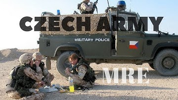 MRE Češke Vojske CZECH BDP bojová dávka potravin VI. (eng subs)