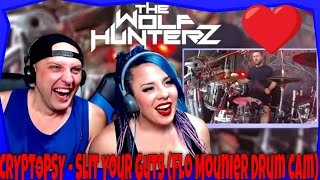 CRYPTOPSY - Slit Your Guts (Flo Mounier Drum Cam) THE WOLF HUNTERZ Reactions