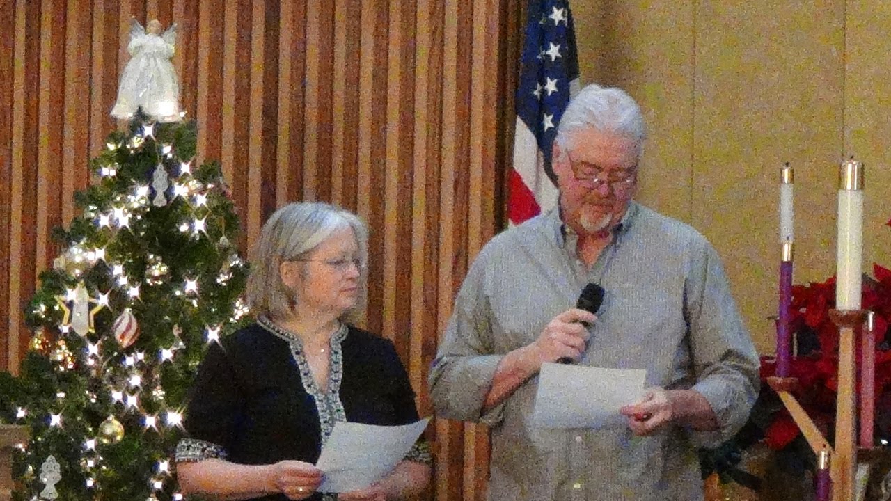 Worship on December 19, 2021 at the Springville United Methodist Church