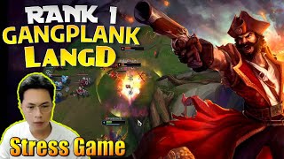 🔴 LangD Gangplank vs Malphite - LangD Rank 1 Gangplank Guide