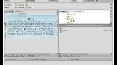Managing files and directories via FileZilla by www.MiaShops.com