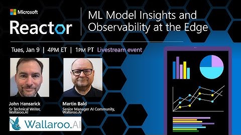 ML Model insights and Observability at the Edge - Wallaroo.AI