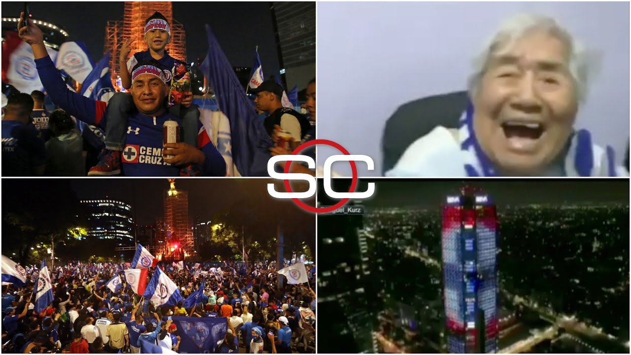ASÍ CELEBRAN los fanáticos de CRUZ AZUL el campeonato del Guardianes 2021 de Liga MX | SportsCenter