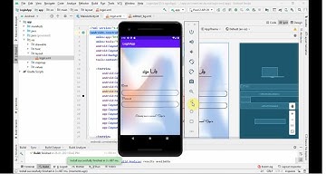 Android simple login page using constraint