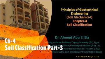 Soil Mech-1 Chapter-4 Part-3 Soil Classification (AASHTO)
