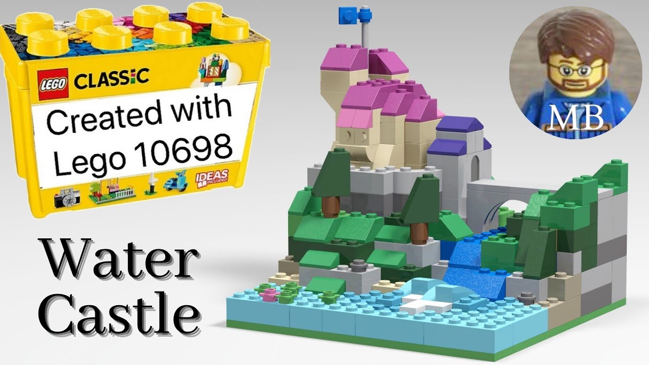 Building a Water Castle using Lego 10698 - DIY instruction - 10698 Lego ideas - YouTube