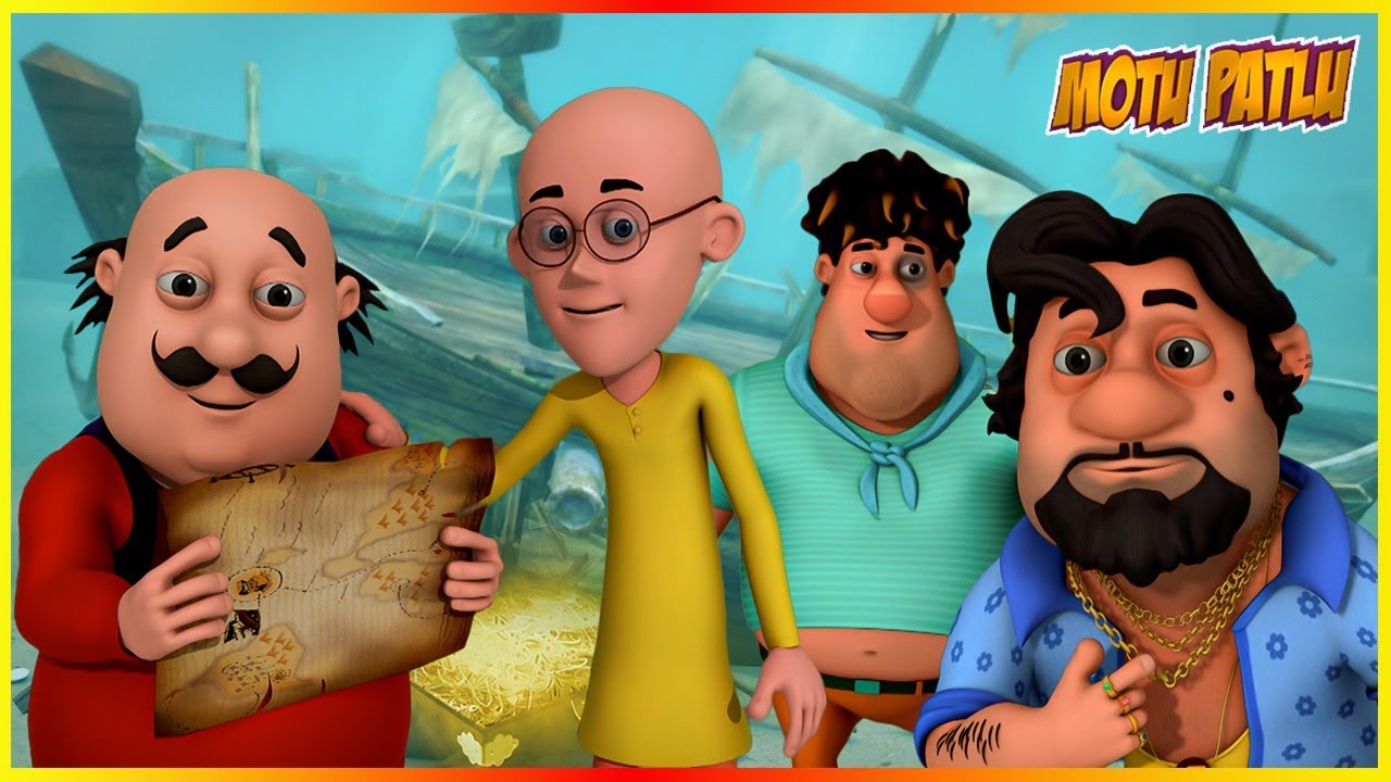 மோட்டு பட்லு-கடல் புதையல் | Motu Patlu-Samudri Khajana
