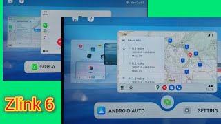Zlink 6.0.12 Menor Delay No Player De Música E Navegação. Plataforma K4811Nwd. Android Auto Carplay