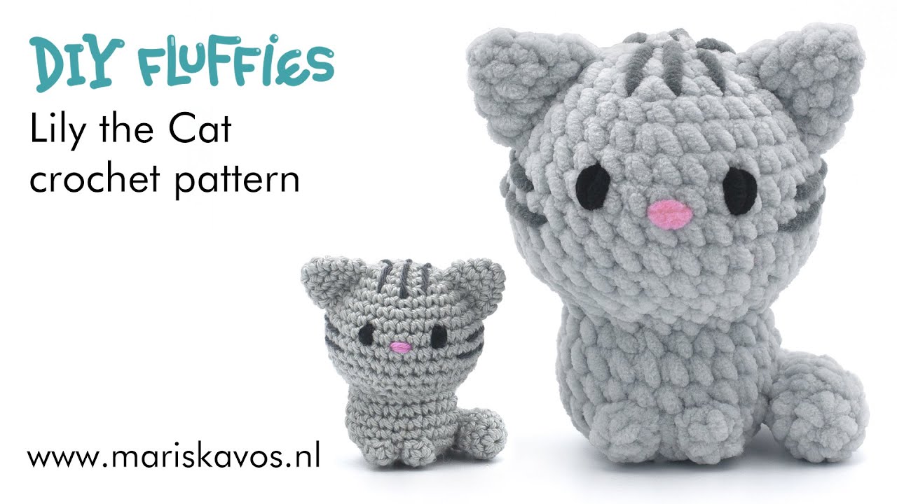 How to crochet with fluffy yarn - DIY Fluffies Amigurumi crochet and Toy  sewing patterns