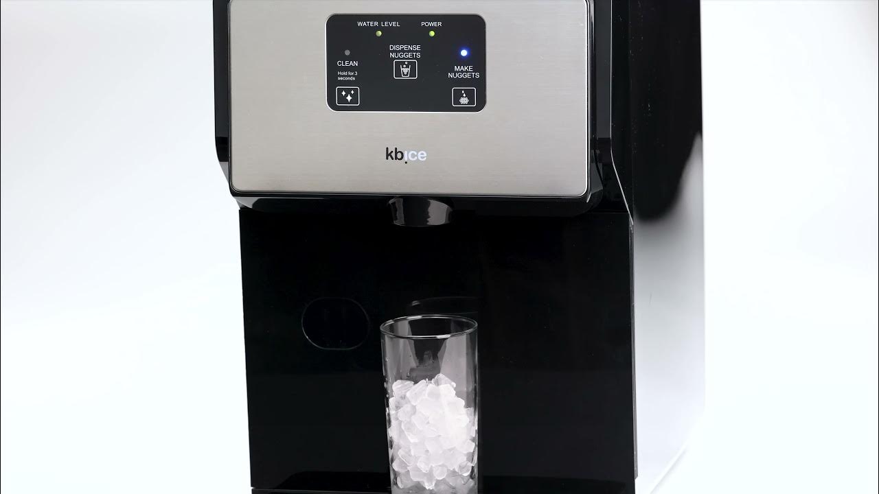 KBICE Self Dispensing Nugget Ice Maker YouTube