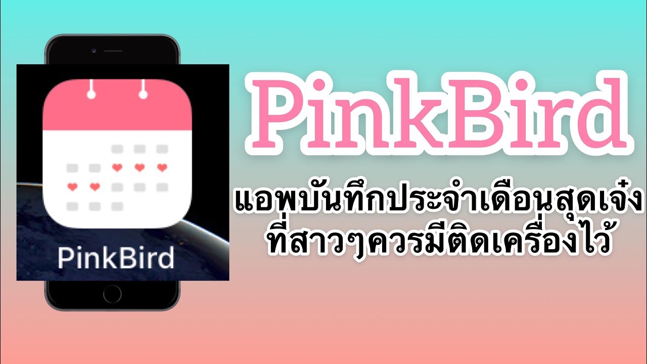 แอ พ ฟรี ประ จํา วัน ios  2022 Update  IT Jiira | PinkBird แอพสำหรับบันทึกประจำเดือนสุดเจ๋ง
