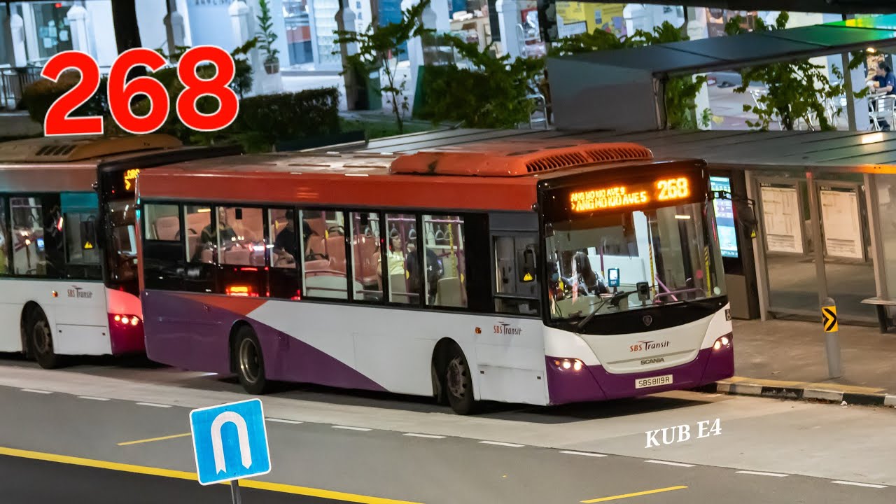 SBS8119R - SBS Bus Service 268 [Scania K230UB (Euro IV) (Batch 1)]