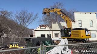 Milk House Demolition - April 10, 2023 - Osceola, Wisconsin