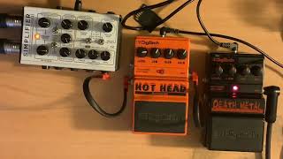 Digitech Death Metal & Hot Head Distortions - Stacked & Blended