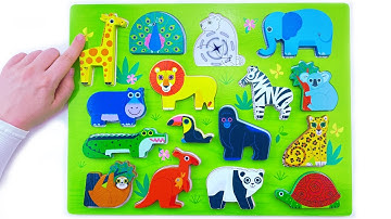 Animal Puzzle, Real Animals and Fun Facts