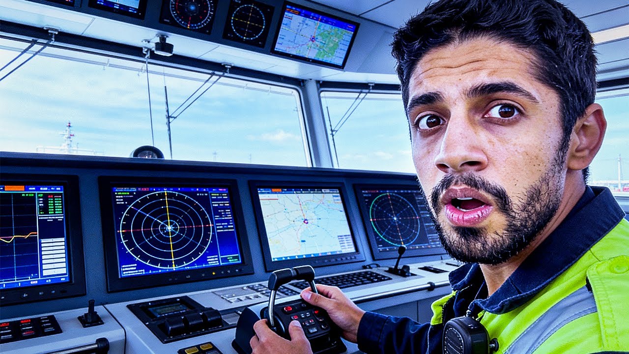 Inside the Bridge of One of the World’s Biggest Cargo Ships