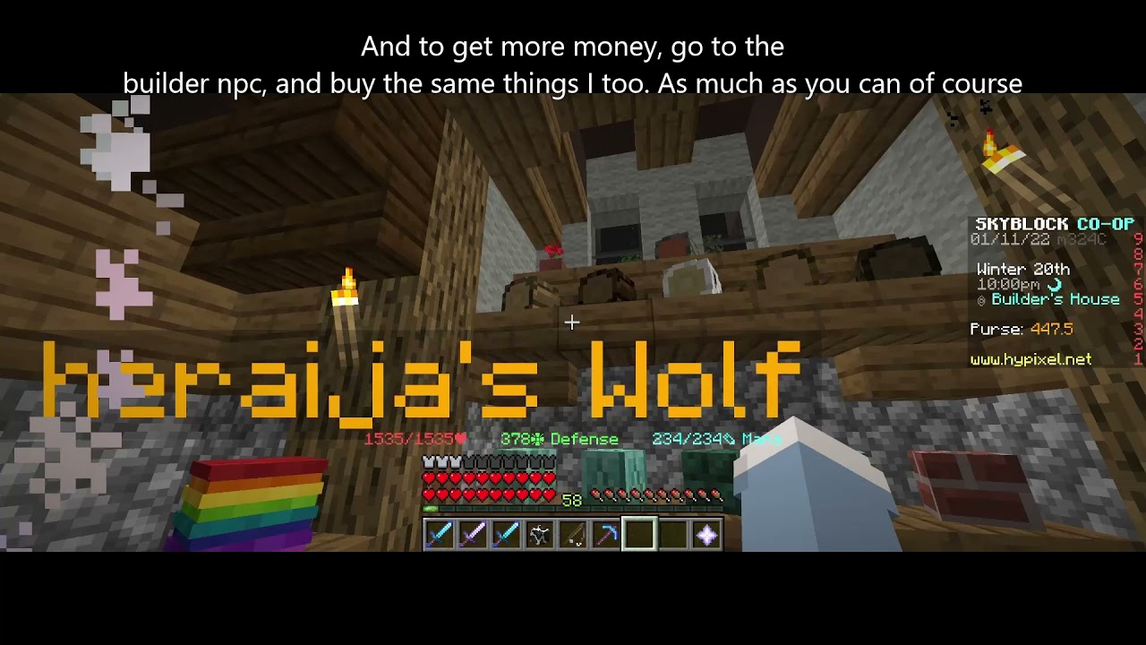 how to make coins easily, for beggers or starters. Hypixel skyblock.