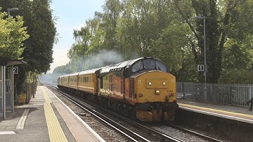 Sunday morning Network Rail Test trains with Class 73 & 37s - 18/9/22