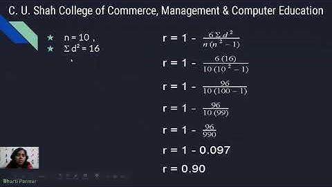 B.B.A SEM 3 STATISTICS PART 9  BY PROF. BHARTI PARMAR