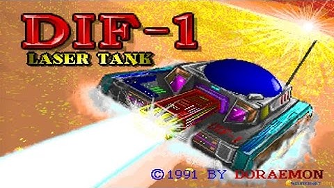 Dif-1 Laser Tank gameplay (PC Game, 1991)