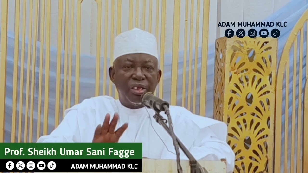HADISI NA FARKO BAYAN HIJIRA 👉👂👈👇 PROF. SHEIKH UMAR SANI FAGGE.