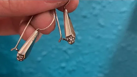 Making a Dangle Earring with a Catch and PotterUSA...