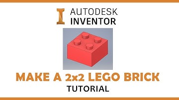 Autodesk Inventor Tutorial - 2x2 Lego-steen