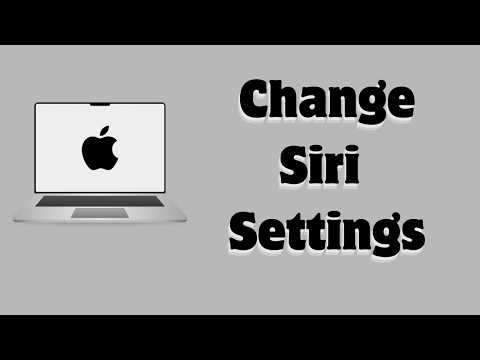 How to Change Siri Settings on Mac