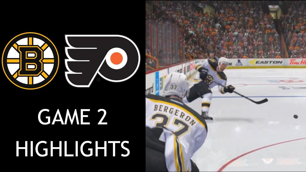 Round 1, Game 2 - Bruins @ Flyers - NHL 14 Predictions