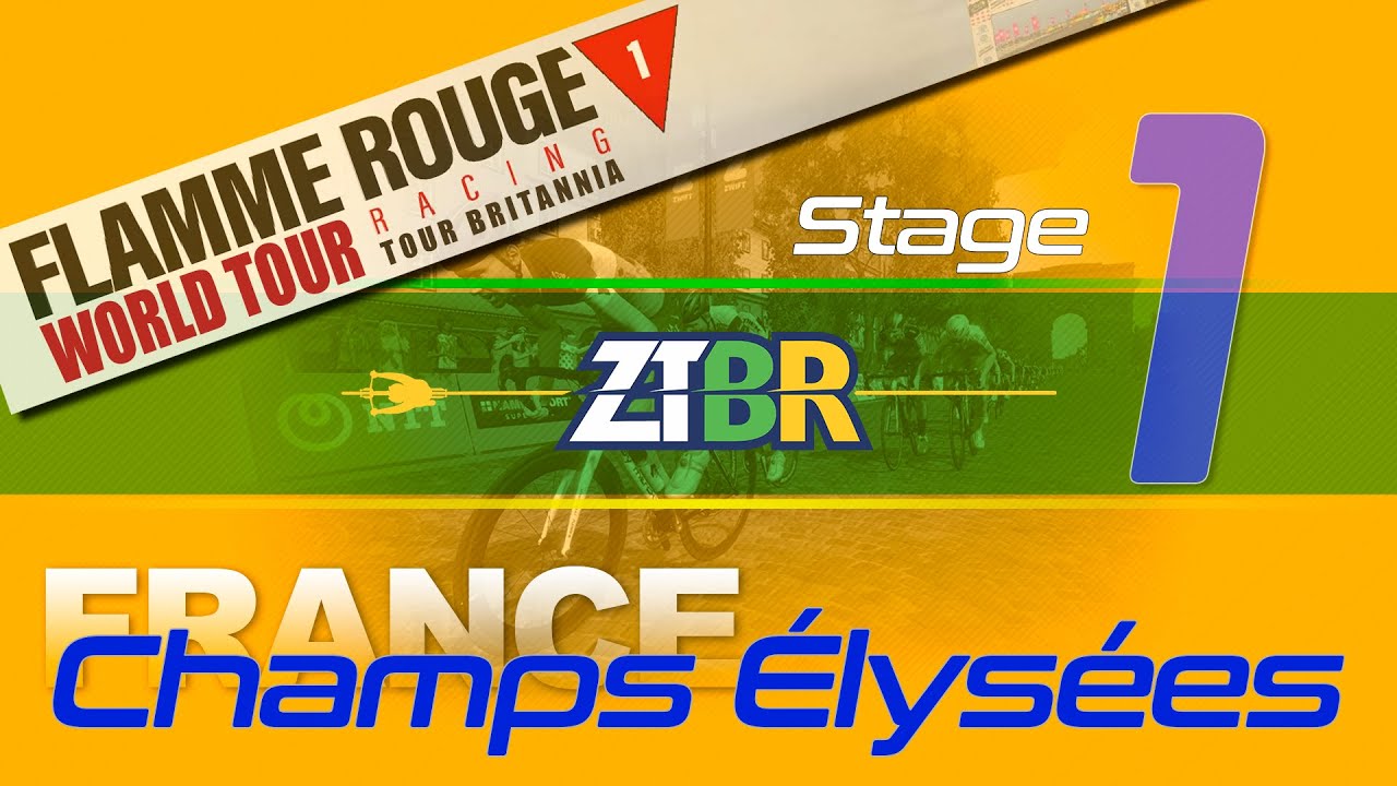 [ZWIFT - ZTBR] FLAMME ROUGE Racing - Tour Britannia - Stage #1 ...