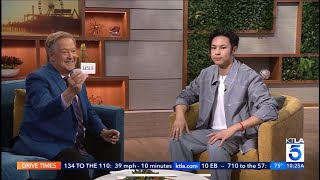 Kevin Li does magic on KTLA 5 with Sam Rubin