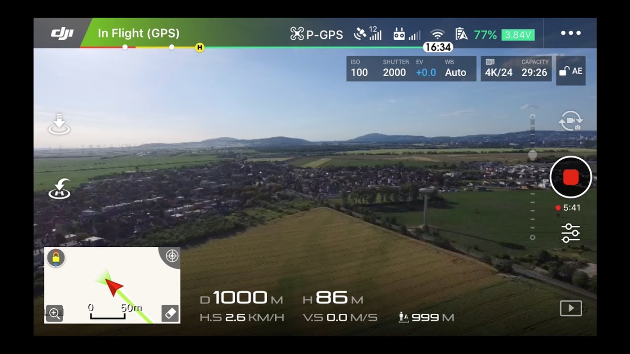 dji phantom 3 4k range