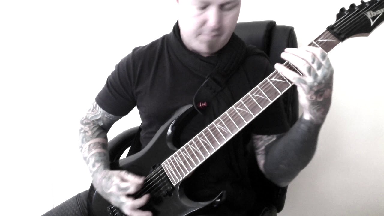 Sirenia Seven keys and Nine Doors guitar play through by Darryl Burmeister