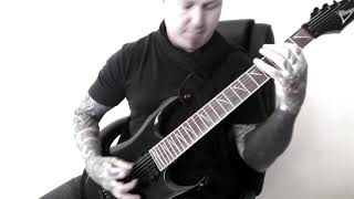 Sirenia Seven keys and Nine Doors guitar play through by Darryl Burmeister