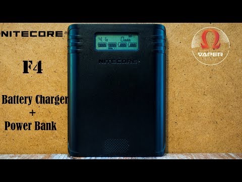Nitecore F4 Battery Charger + Power Bank | В хозяйстве пригодится