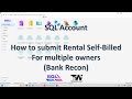 SQL Account - How to Key in Self-billed Rental for Multiple Owners