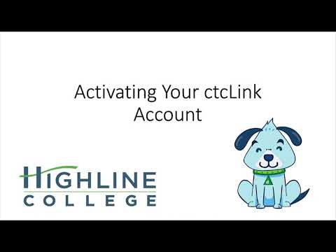 ctcLink: Activate Your ctcLink Account. Revised September, 2021