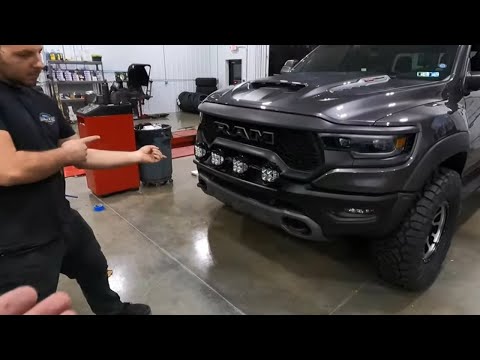 RAM TRX GETS 37's + BAJA DESIGNS LP4's AT THE NEW DIRTY DIESELS SHOP